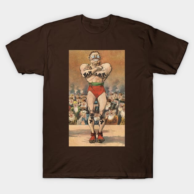 Teddy the Wrestler T-Shirt by Historia